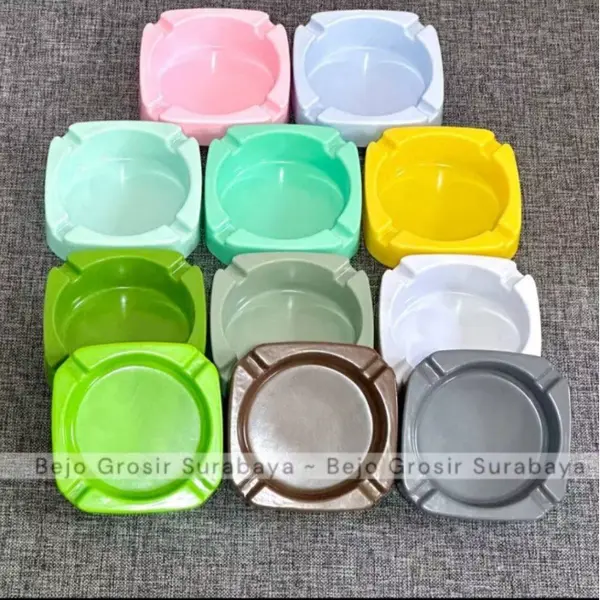 Asbak Bulat Melamin - Meishing
