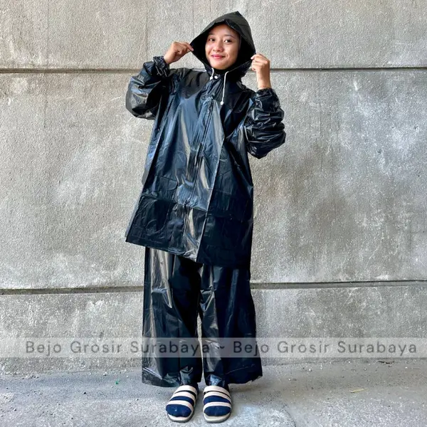 Jas Hujan Rider Alpha - Jas Hujan Jaket Celana - JCK BLACK R1