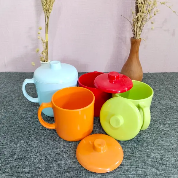 Mug Tutup Melamin - Ukuran 10 / 12 inch - Meishing