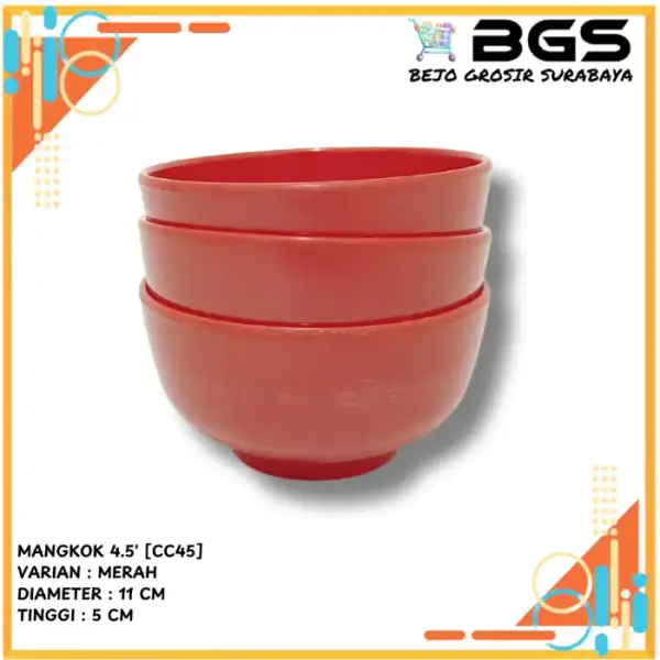 Mangkok Kecil Melamin - Ukuran 4.5 inch - Meishing